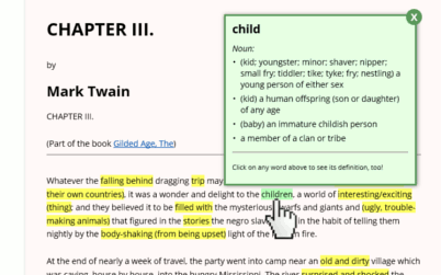 WordNet definitions